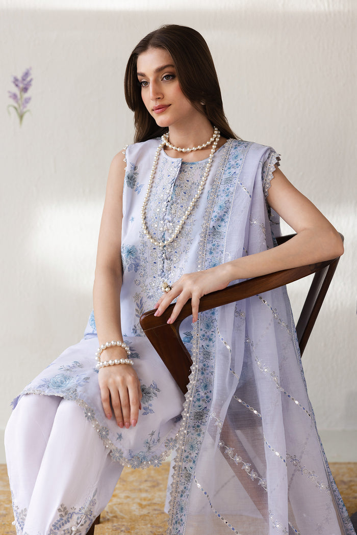 Baroque | Luxury Summer Pret | UF-4424 - Luxury Dress - available at Maria Faisal in UK and USA.
