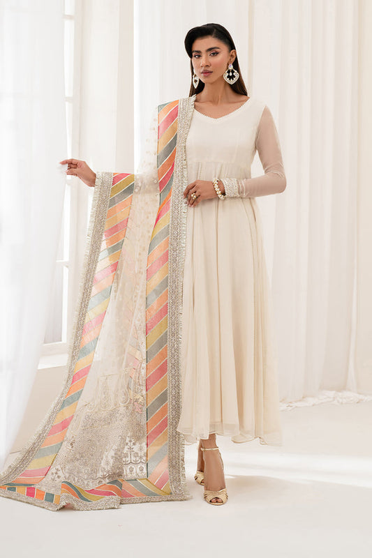 Baroque | Luxury Pret 25 | EMBROIDERED CHIFFON PR-1098 - Ladies Clothes - Maria Faisal