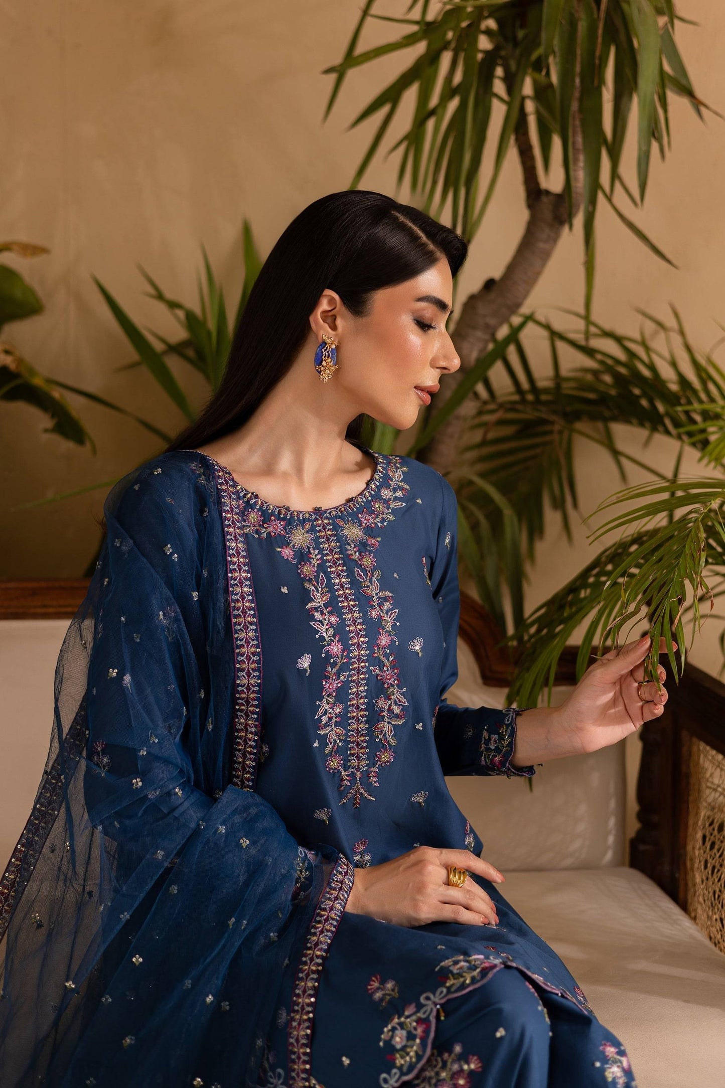 Batik | Nyra Embroidered Summer Solids | Perk by Maria Faisal - Registered Vendor of : Batik - type : Ladies Clothes - 100% original wedding dresses