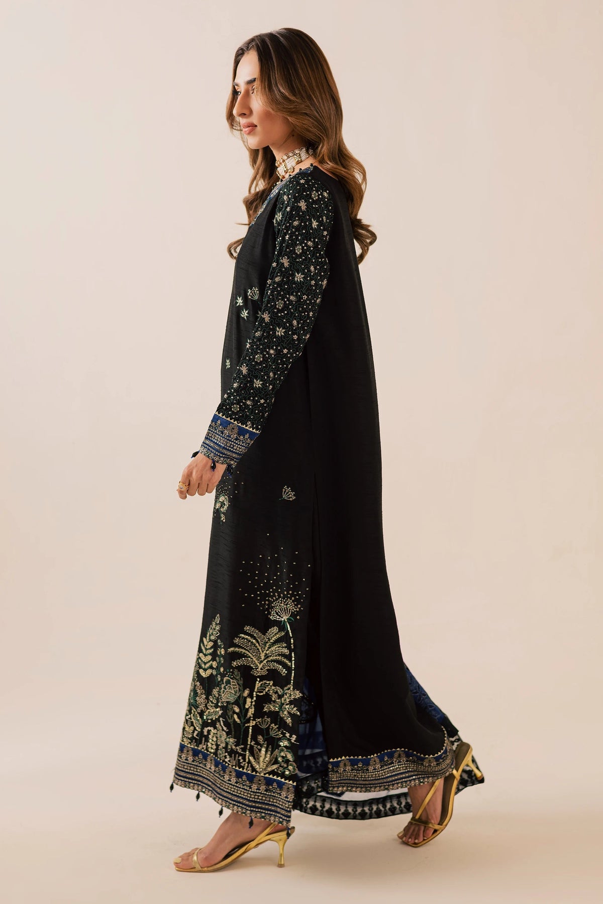 Nureh | Fancy Formal | NP-750 - Formal Dress - available at Maria Faisal in UK and USA.
