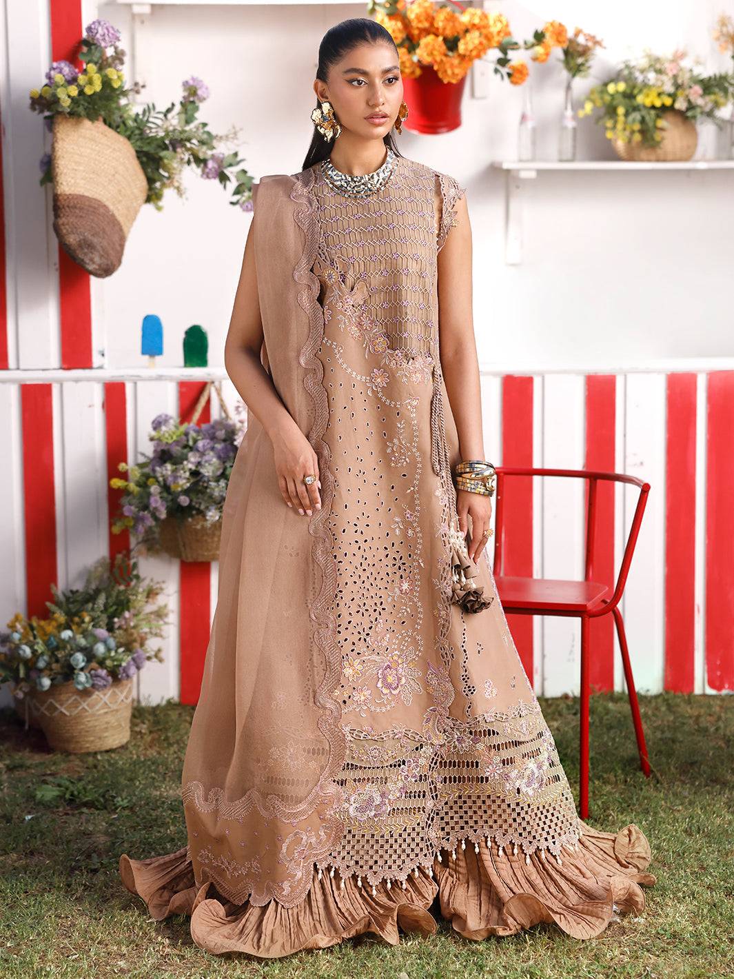 Bin Ilyas | Carnival Summer Edit 25 | 34 - A by Maria Faisal - Registered Vendor of : Bin Ilyas - type : Ladies Clothes - 100% original wedding dresses