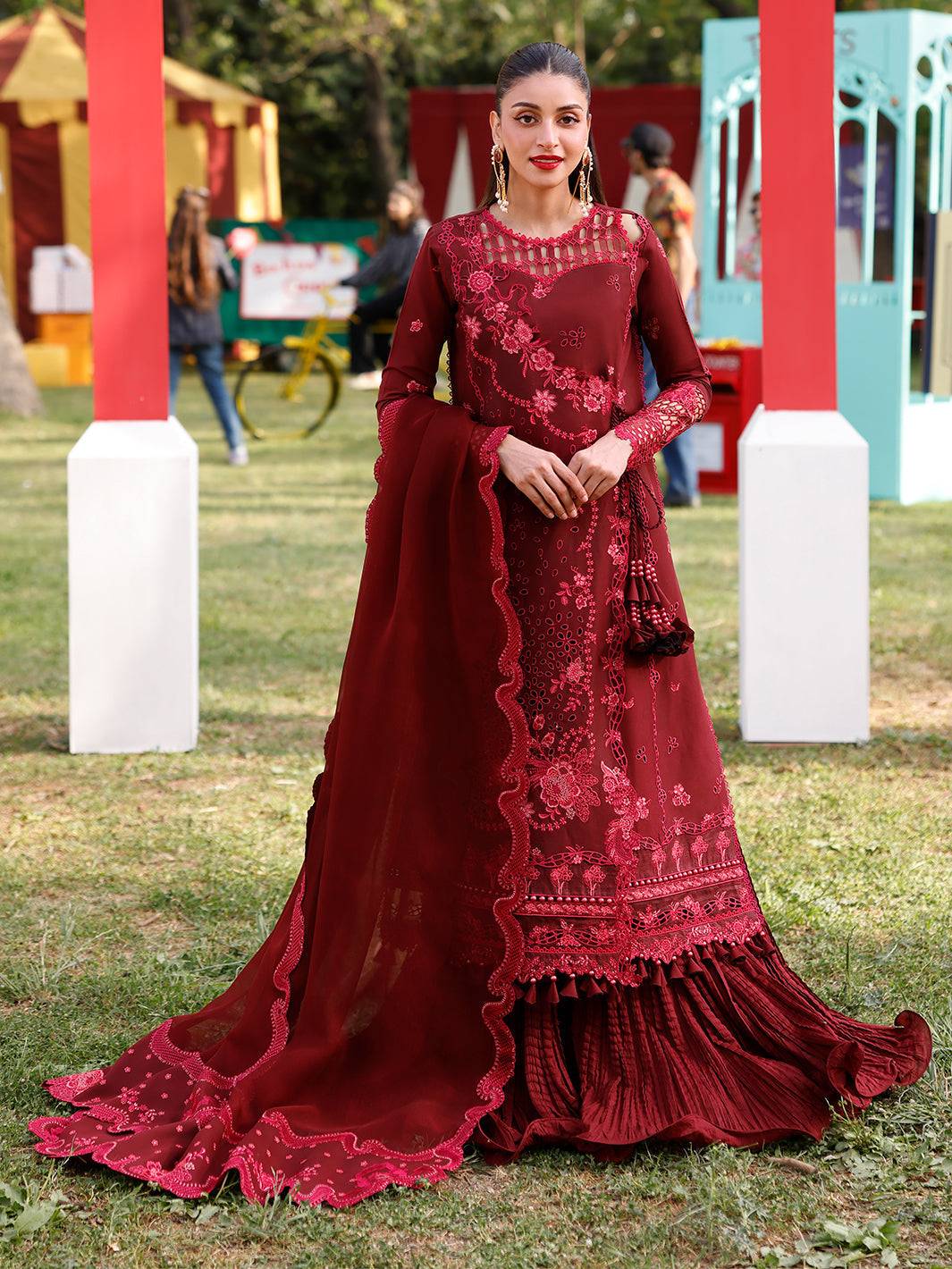 Bin Ilyas | Carnival Summer Edit 25 | 34 - B by Maria Faisal - Registered Vendor of : Bin Ilyas - type : Ladies Clothes - 100% original wedding dresses