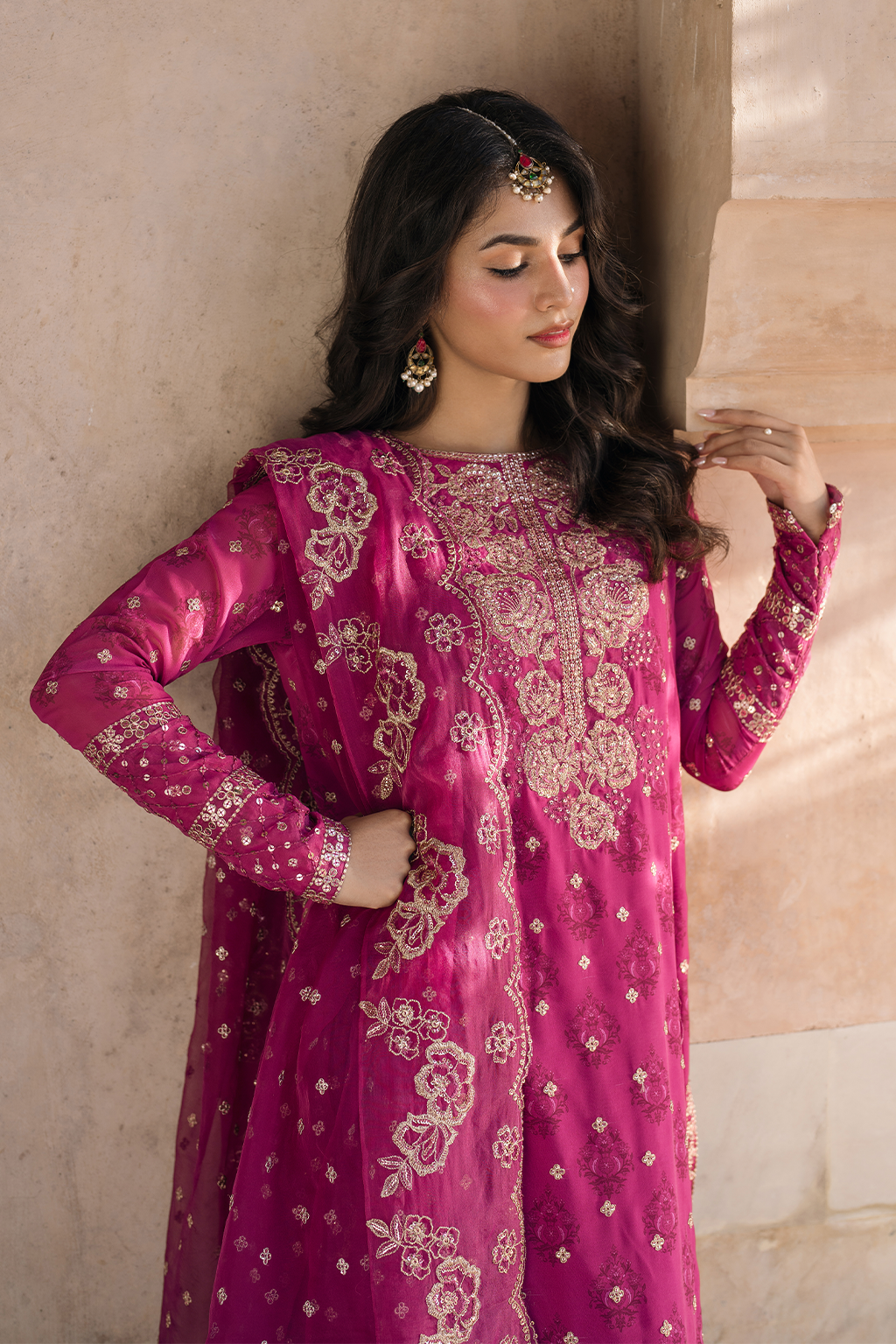 Iznik | Bandhani Formals | UE-326 - Ladies Clothes