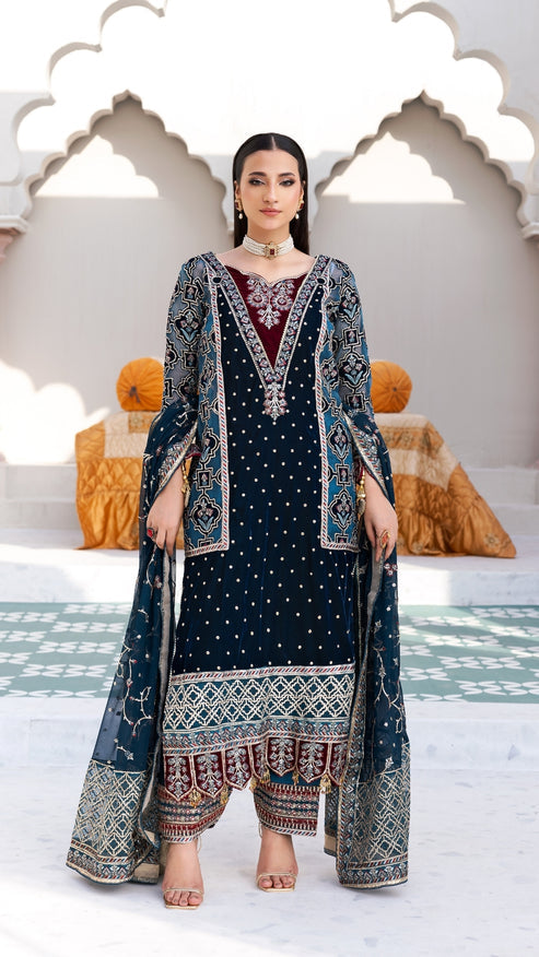 Zebtan | Andaz e Makhmal | ZAM-08 - Ladies Clothes - Maria Faisal