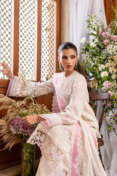 Akbar Aslam | Elaria Ready to Wear Lawn 26 | Rihal - Dress - available at Maria Faisal in UK and USA.