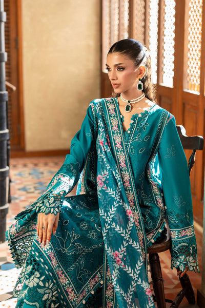 Akbar Aslam | Elaria Ready to Wear Lawn 26 | Rivah - Dress - available at Maria Faisal in UK and USA.