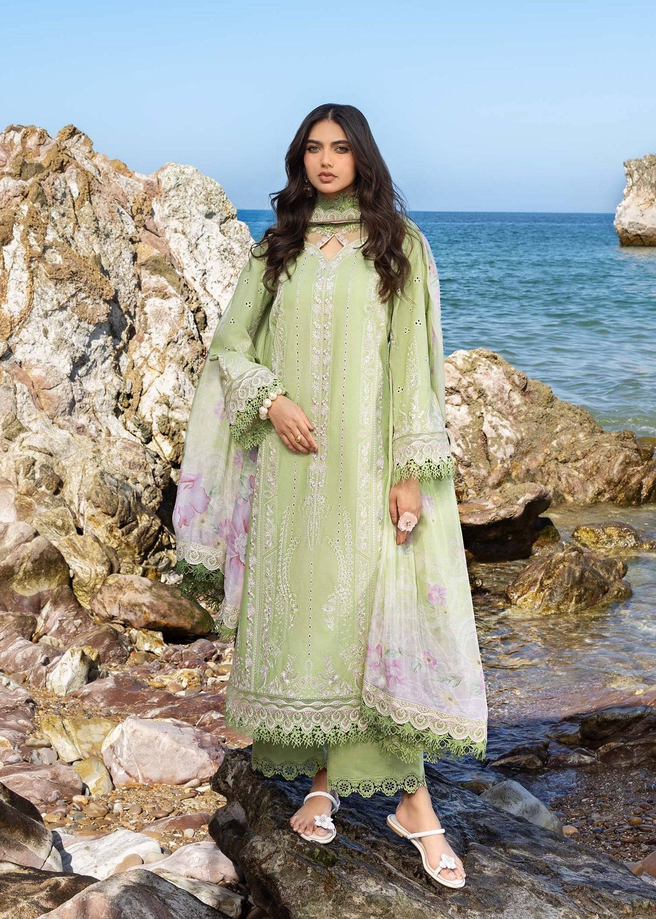 Akbar Aslam | Mare Lawn Edit 25 | Faye by Maria Faisal - Registered Vendor of : Akbar Aslam - type : Ladies Clothes - 100% original wedding dresses