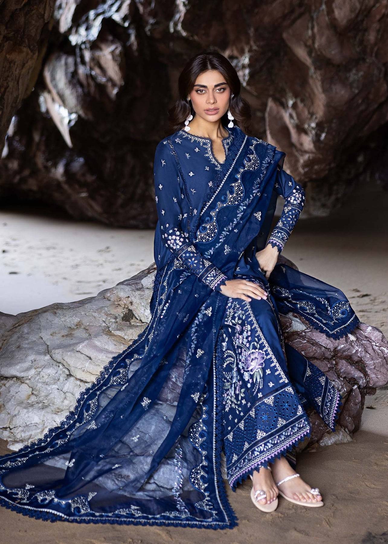 Akbar Aslam | Mare Lawn Edit 25 | Eilara by Maria Faisal - Registered Vendor of : Akbar Aslam - type : Ladies Clothes - 100% original wedding dresses