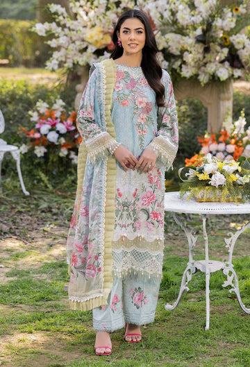 Adans Libas | Morzine Lawn 25 | MORZINE 07006 - Designer Dress with Intricate embroidery and embellishments. Shop elegent wedding dress at Maria Faisal.