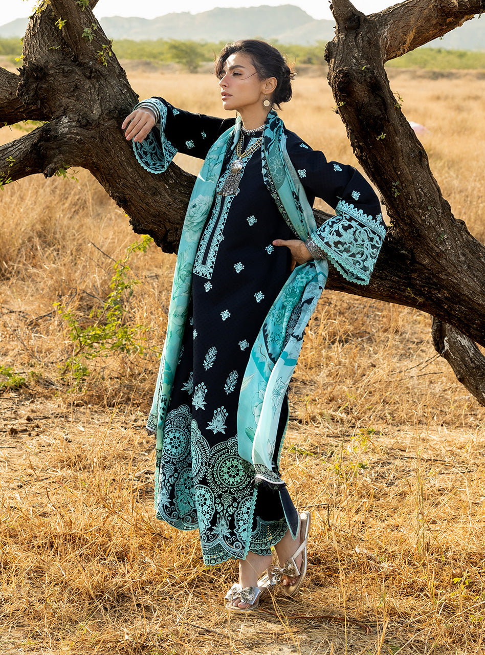Zainab Chottani | Spring Summer Lawn 26 | Silva - Luxury Dress - available at Maria Faisal in UK and USA.