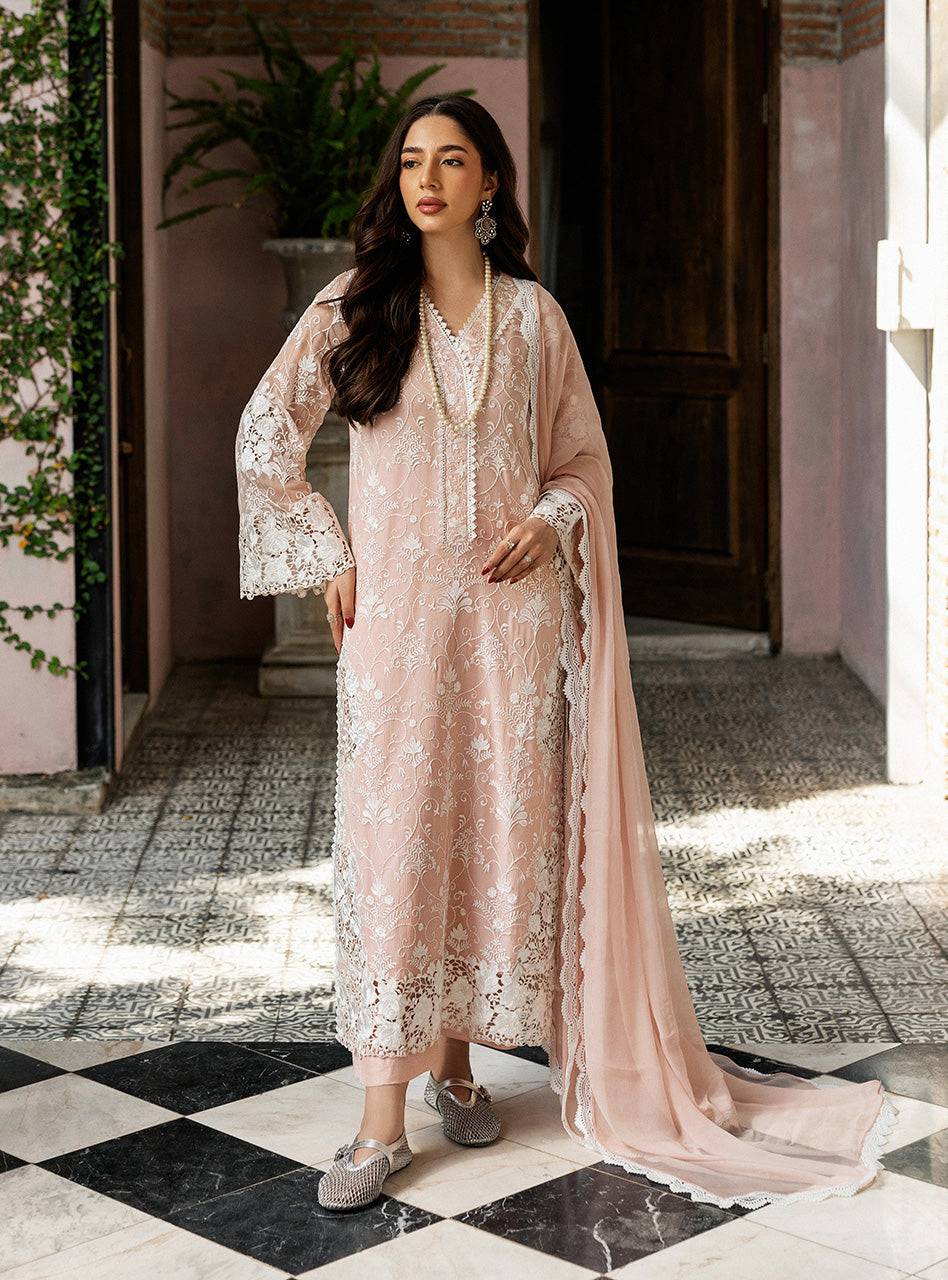 Zainab Chottani | Ramadan Edit 25 | Salmon Pink Celeste by Maria Faisal - Registered Vendor of : Zainab Chottani - type : Ladies Clothes - 100% original wedding dresses