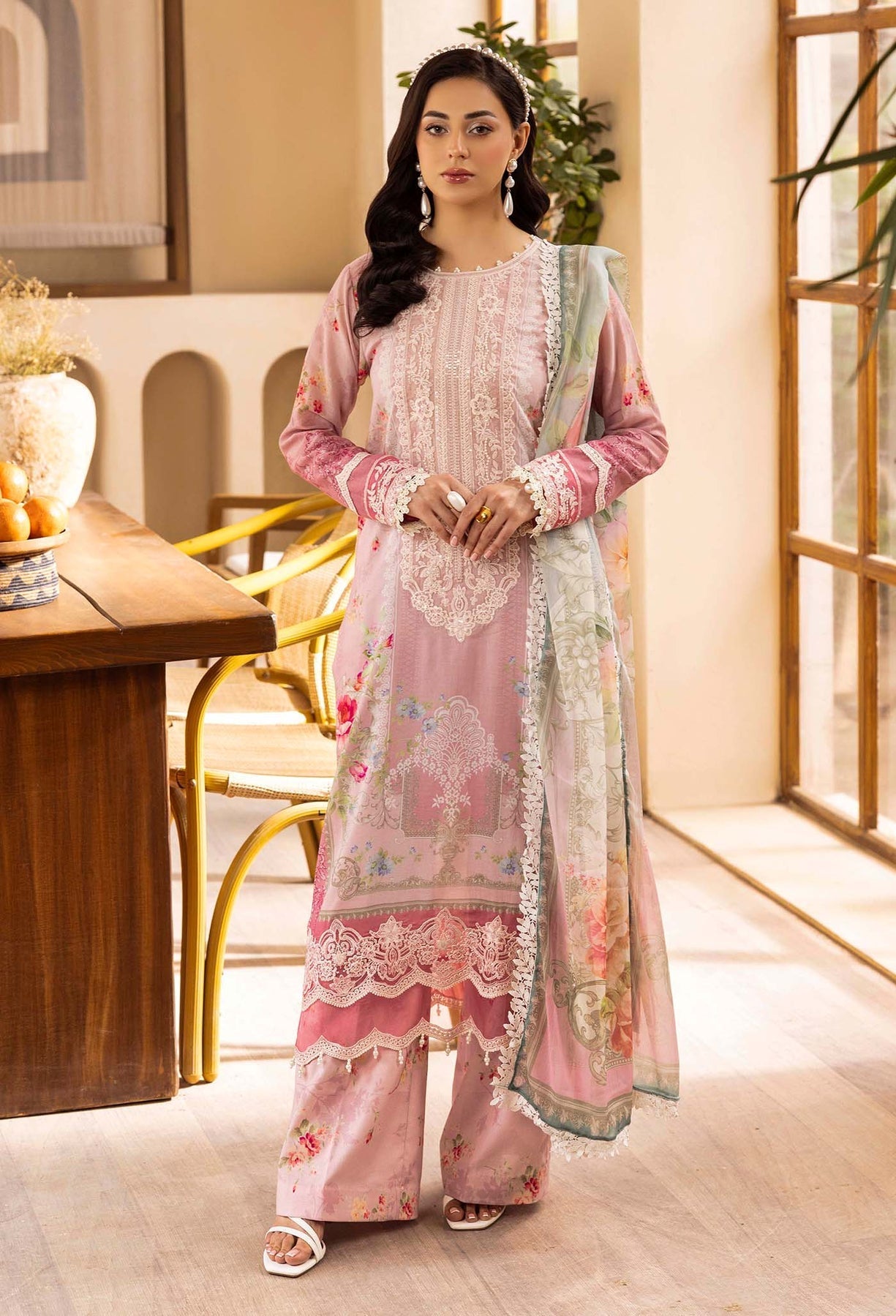 Adans Libas | Chantelle Print Lawn | CHANTELLE 99957 by Maria Faisal - Registered Vendor of : Adans Libas - type : Ladies Clothes - 100% original wedding dresses