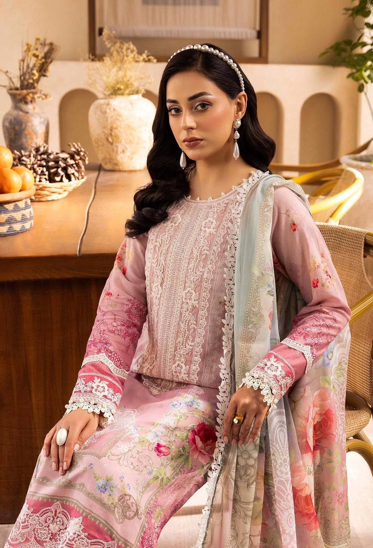 Adans Libas | Chantelle Print Lawn | CHANTELLE 99957 by Maria Faisal - Registered Vendor of : Adans Libas - type : Ladies Clothes - 100% original wedding dresses