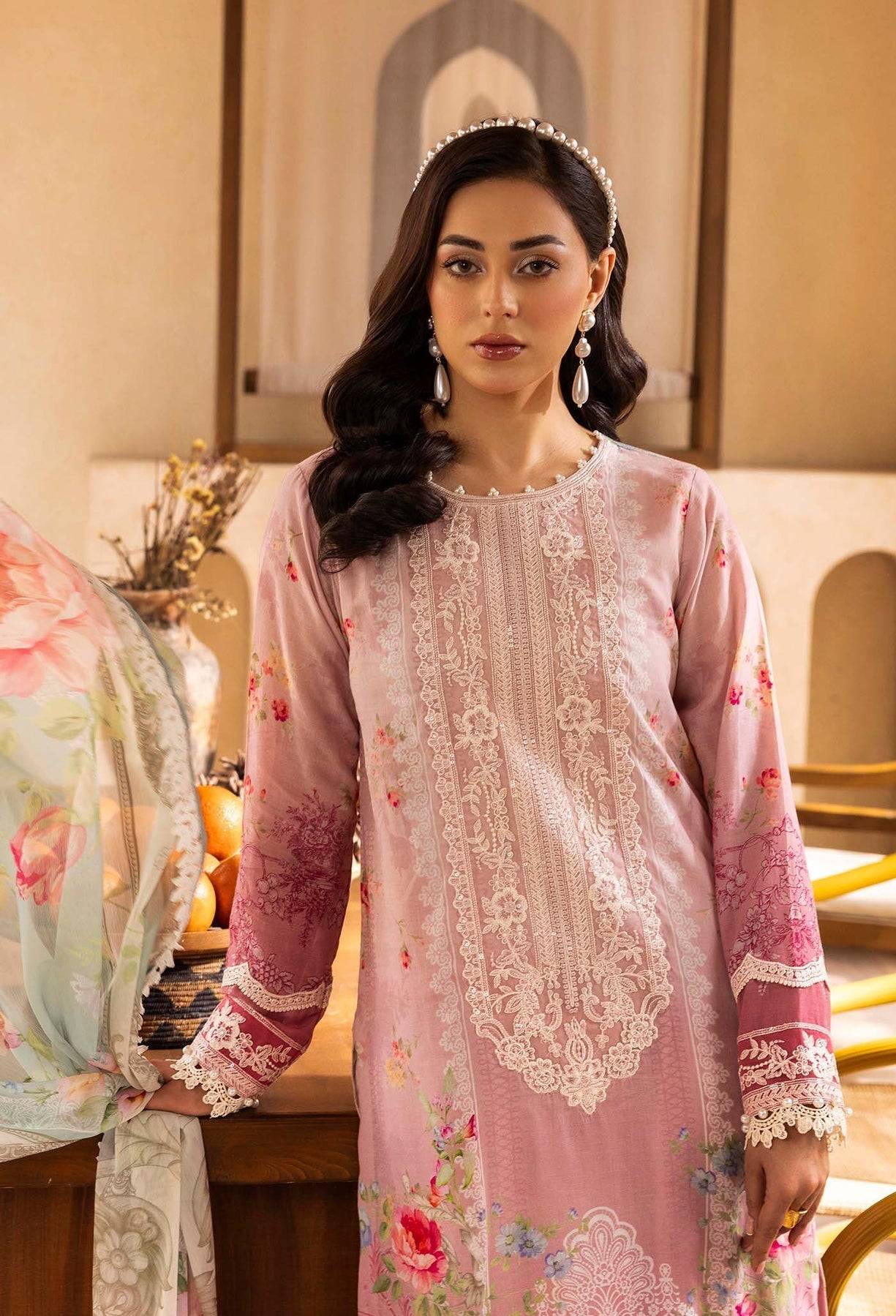 Adans Libas | Chantelle Print Lawn | CHANTELLE 99957 by Maria Faisal - Registered Vendor of : Adans Libas - type : Ladies Clothes - 100% original wedding dresses
