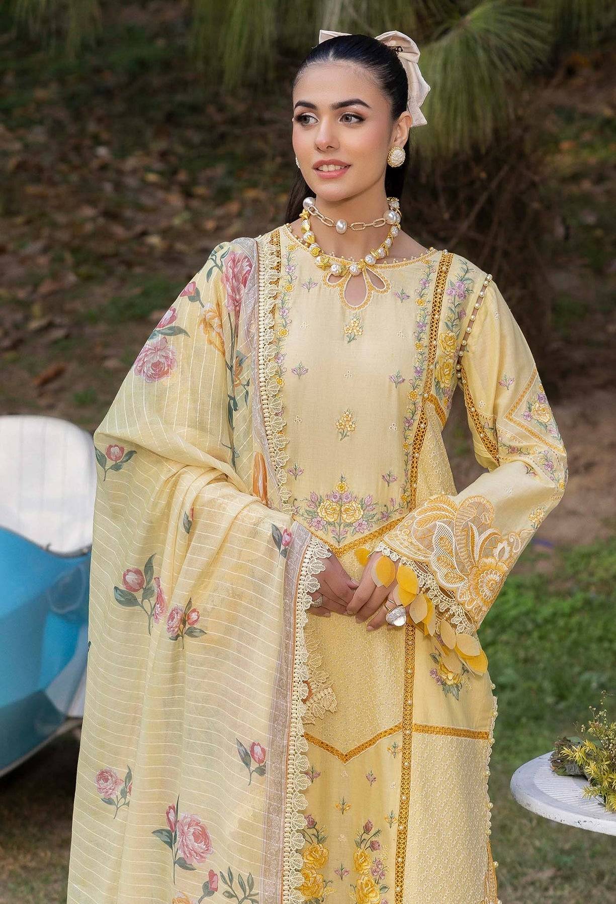 Adans Libas | Gul Rukh Lawn 25 | RUKH 2836 by Maria Faisal - Registered Vendor of : Adans Libas - type : Ladies Clothes - 100% original wedding dresses