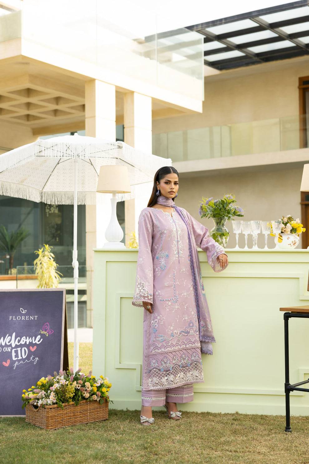 Florent | Eid Collection |FEF - 8A by Maria Faisal - Registered Vendor of : Florent - type : Ladies Clothes - 100% original wedding dresses