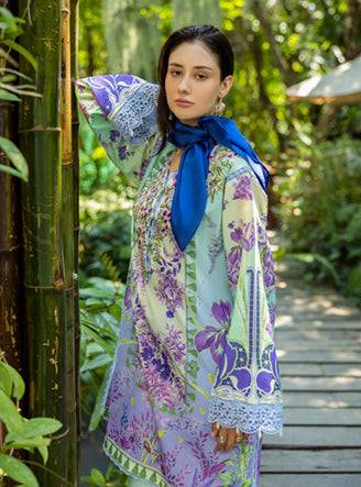Roheenaz | Ethereal Bloom Lawn 25 | Florisse by Maria Faisal - Registered Vendor of : Roheenaz - type : Ladies Clothes - 100% original wedding dresses