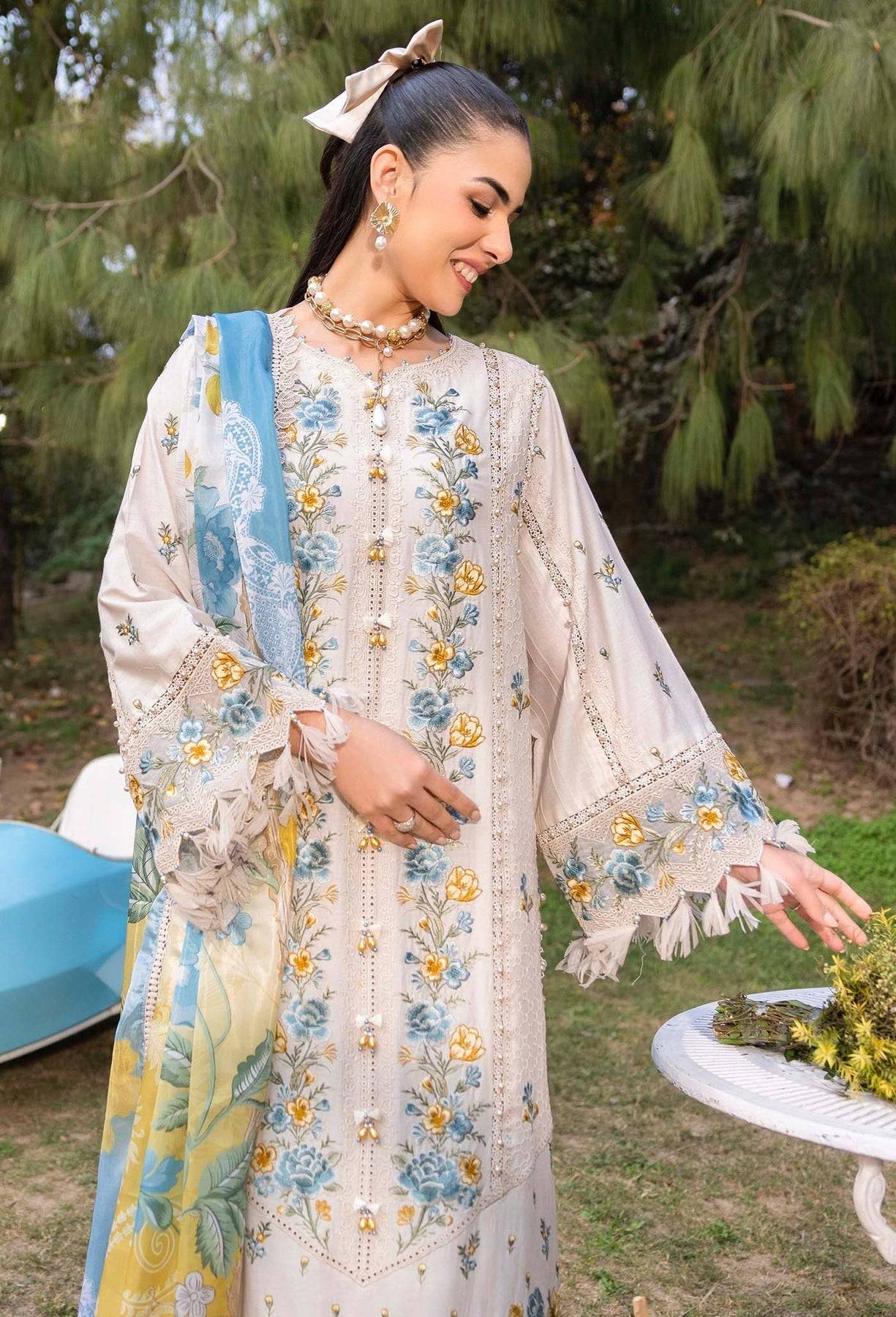 Adans Libas | Gul Rukh Lawn 25 | RUKH 2838 by Maria Faisal - Registered Vendor of : Adans Libas - type : Ladies Clothes - 100% original wedding dresses