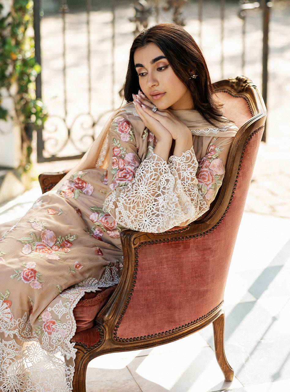 Zainab Chottani | Ramadan Edit 25 | Desert Floral by Maria Faisal - Registered Vendor of : Zainab Chottani - type : Ladies Clothes - 100% original wedding dresses