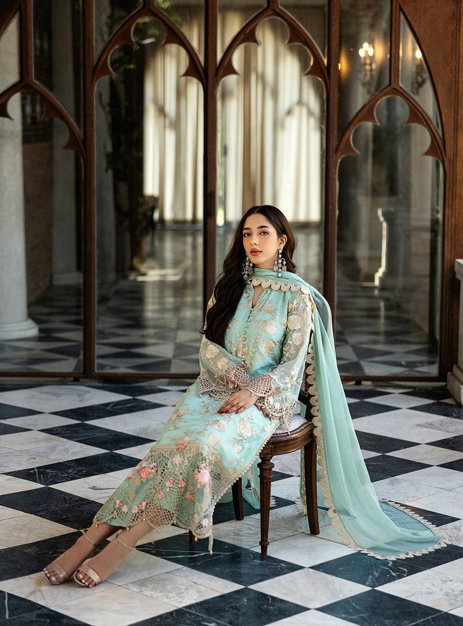Zainab Chottani | Ramadan Edit 25 | Seafoam Serenity by Maria Faisal - Registered Vendor of : Zainab Chottani - type : Ladies Clothes - 100% original wedding dresses