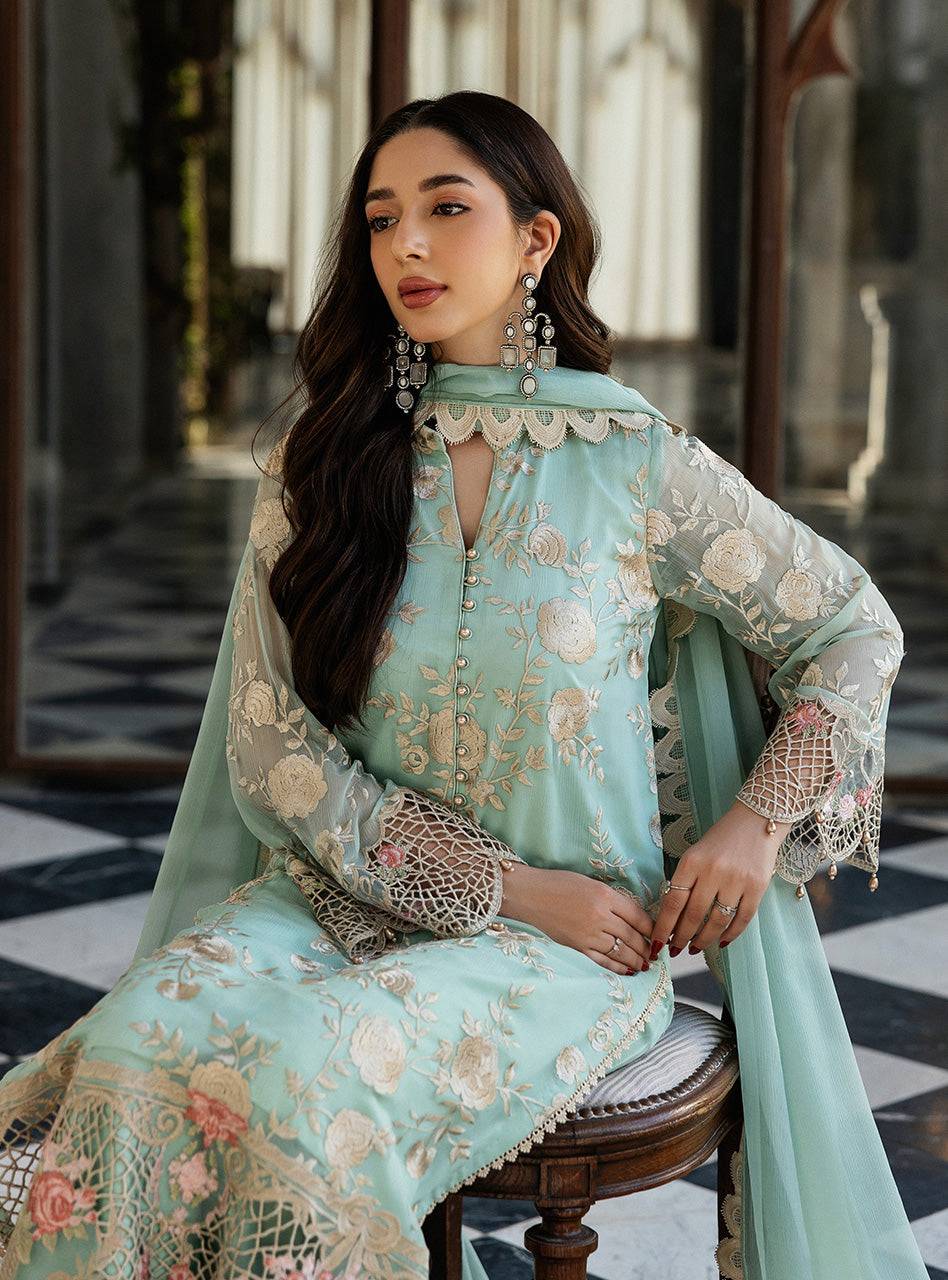 Zainab Chottani | Ramadan Edit 25 | Seafoam Serenity by Maria Faisal - Registered Vendor of : Zainab Chottani - type : Ladies Clothes - 100% original wedding dresses