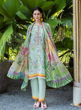 Roheenaz | Ethereal Bloom Lawn 25 | Ivara by Maria Faisal - Registered Vendor of : Roheenaz - type : Ladies Clothes - 100% original wedding dresses