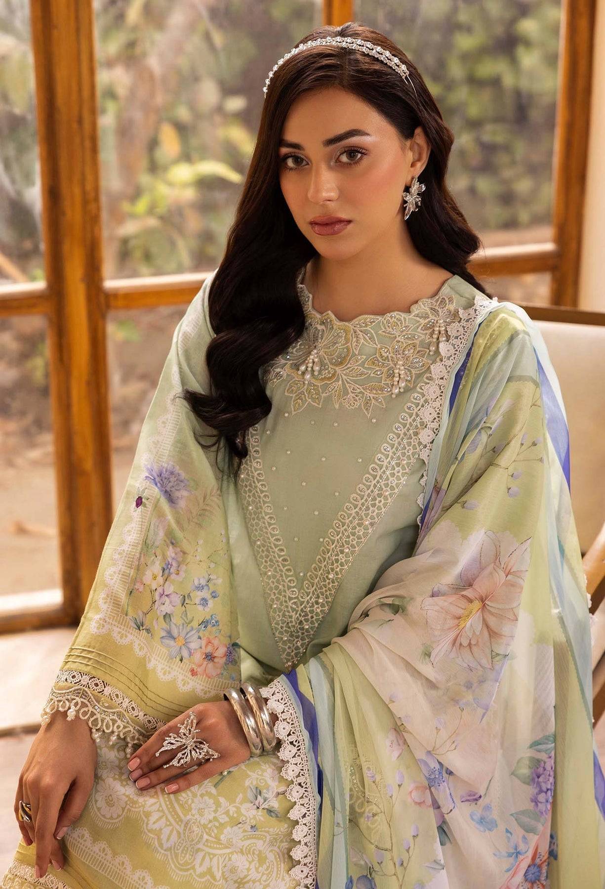 Adans Libas | Chantelle Print Lawn | CHANTELLE 99956 by Maria Faisal - Registered Vendor of : Adans Libas - type : Ladies Clothes - 100% original wedding dresses