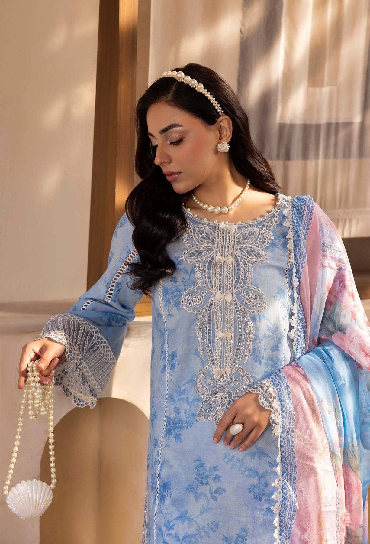 Adans Libas | Chantelle Print Lawn | CHANTELLE 99955 by Maria Faisal - Registered Vendor of : Adans Libas - type : Ladies Clothes - 100% original wedding dresses