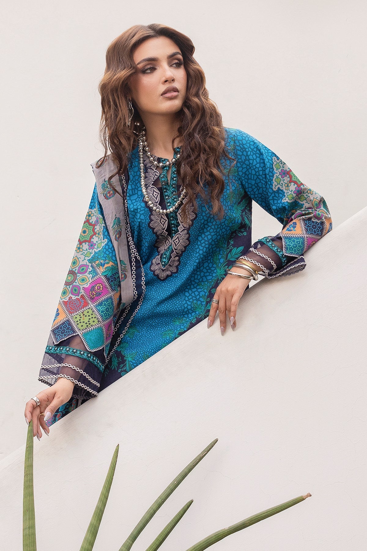 Charizma | Andaaz Lawn 26 | CAD6-03 - Luxury Dress - available at Maria Faisal in UK and USA.