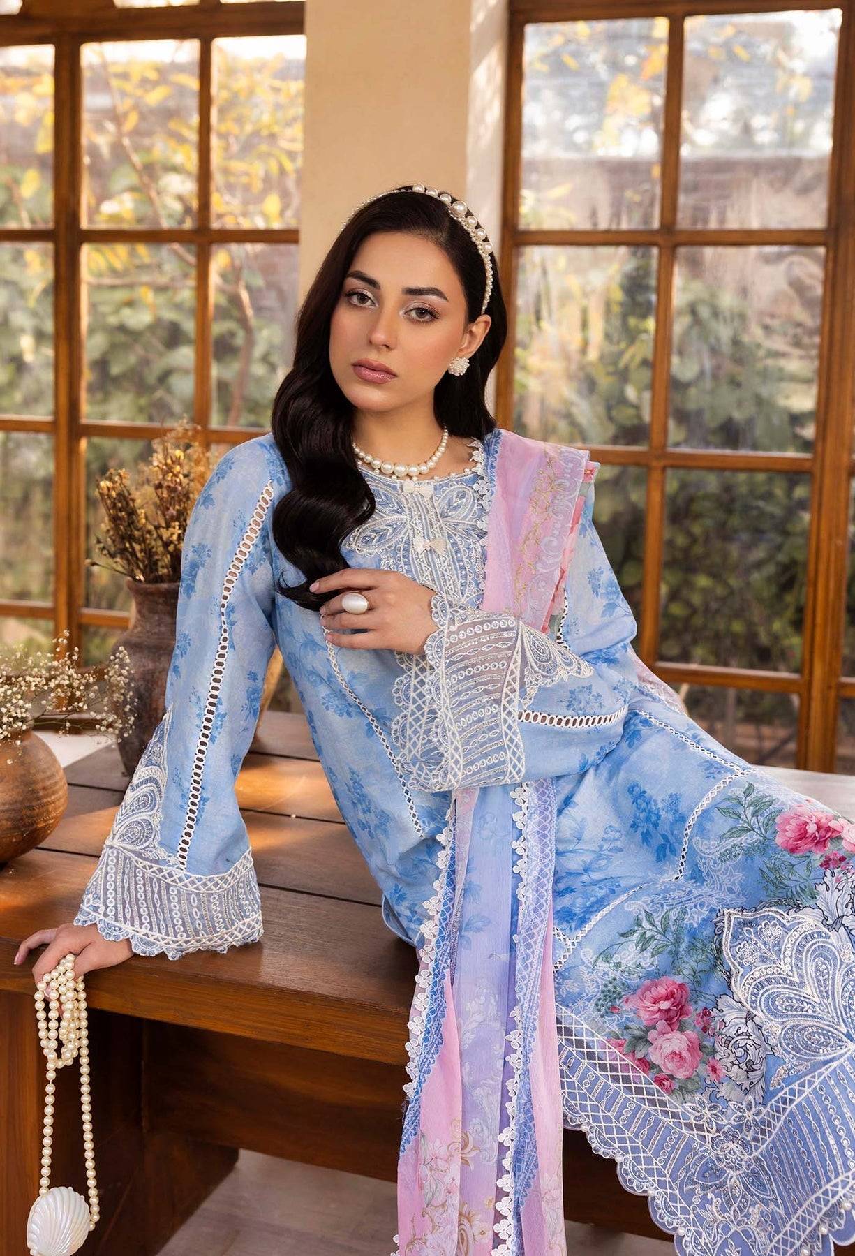 Adans Libas | Chantelle Print Lawn | CHANTELLE 99955 by Maria Faisal - Registered Vendor of : Adans Libas - type : Ladies Clothes - 100% original wedding dresses