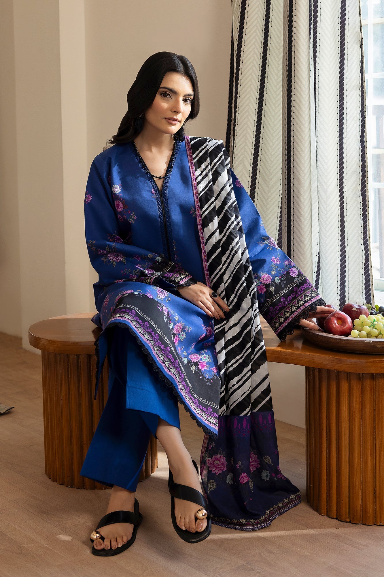 Rajbari | Nissa Exclusive Summer Prints | 07 - Casual Dress - available at Maria Faisal in UK and USA.