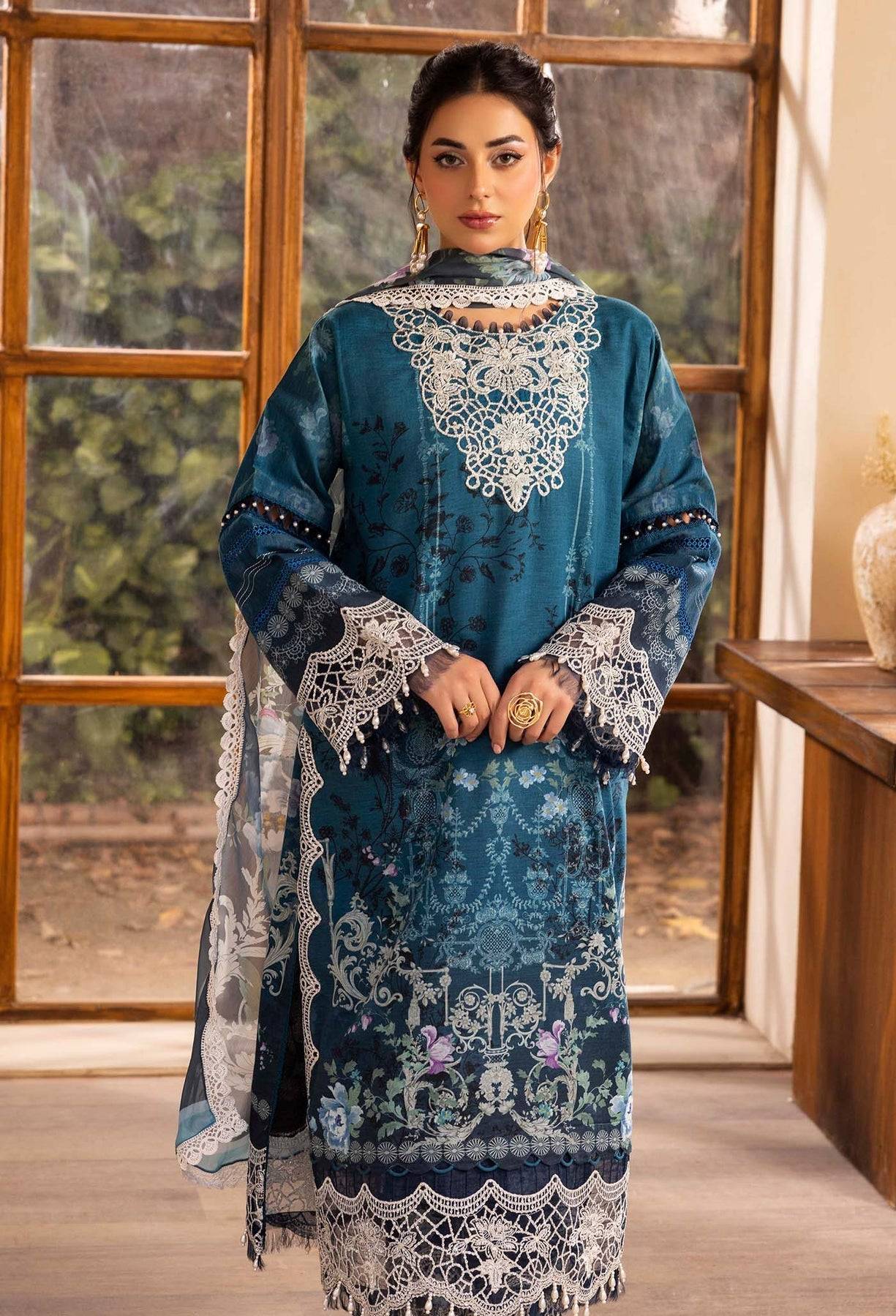 Adans Libas | Chantelle Print Lawn | CHANTELLE 99952 by Maria Faisal - Registered Vendor of : Adans Libas - type : Ladies Clothes - 100% original wedding dresses