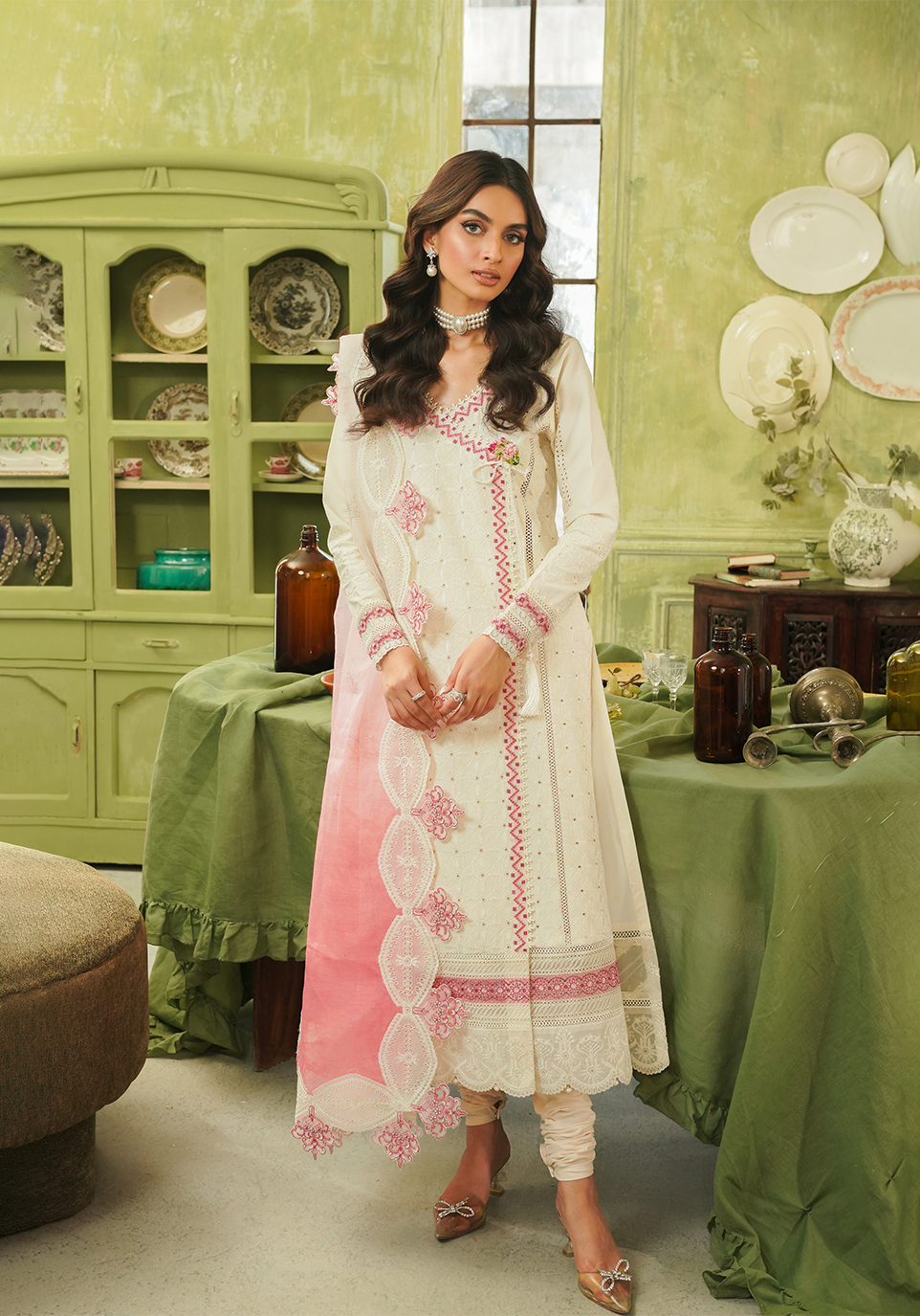 Zarqash | Tresor Luxury Lawn 24 | ZQT 006 IDA - Maria Faisal