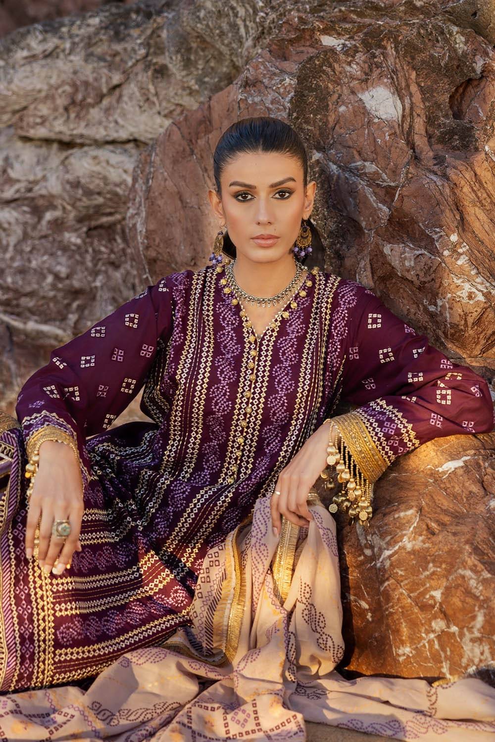 Gul Ahmed | Chunri Lawn 25 | CL-52413 by Maria Faisal - Registered Vendor of : Gul Ahmed - type : Ladies Clothes - 100% original wedding dresses