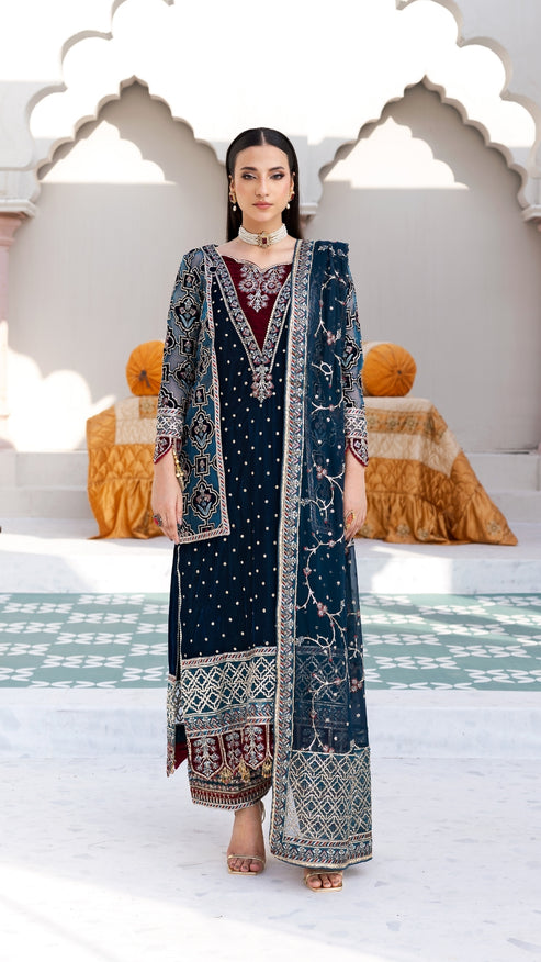 Zebtan | Andaz e Makhmal | ZAM-08 - Ladies Clothes - Maria Faisal