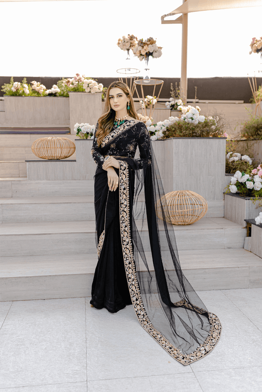 Ayesha and Usman | Celestial Night | Chloe by Maria Faisal - Registered Vendor of : Ayesha and Usman - type : Ladies Clothes - 100% original wedding dresses