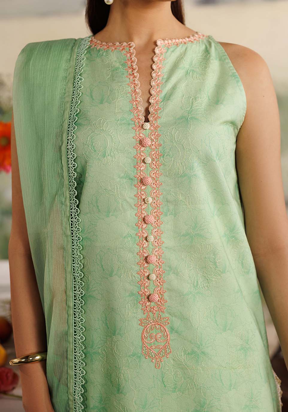 Zarqash | RimJhim The Moonsoon Edit 26 | MEHRAAB-E-GUL ZQ002 - Casual Dress - available at Maria Faisal in UK and USA.