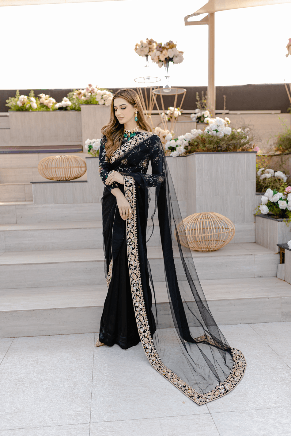 Ayesha and Usman | Celestial Night | Chloe by Maria Faisal - Registered Vendor of : Ayesha and Usman - type : Ladies Clothes - 100% original wedding dresses