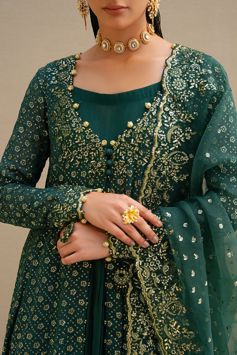 Cross Stitch | Wedding Collection 24 | GREEN SPRING - Ladies Clothes - Maria Faisal