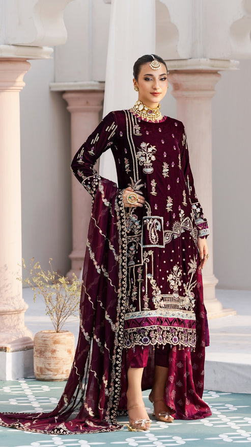 Zebtan | Andaz e Makhmal | ZAM-09 - Ladies Clothes - Maria Faisal
