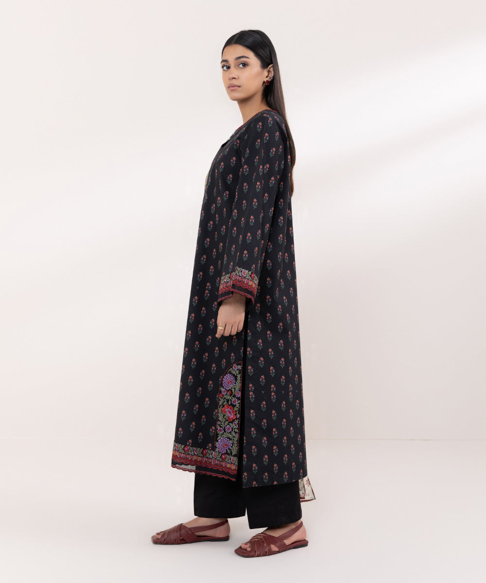 Sapphire | Intermix 2024 | Cambric Suit S-03 - Designer Dress with Intricate embroidery and embellishments. Shop elegent wedding dress at Maria Faisal.