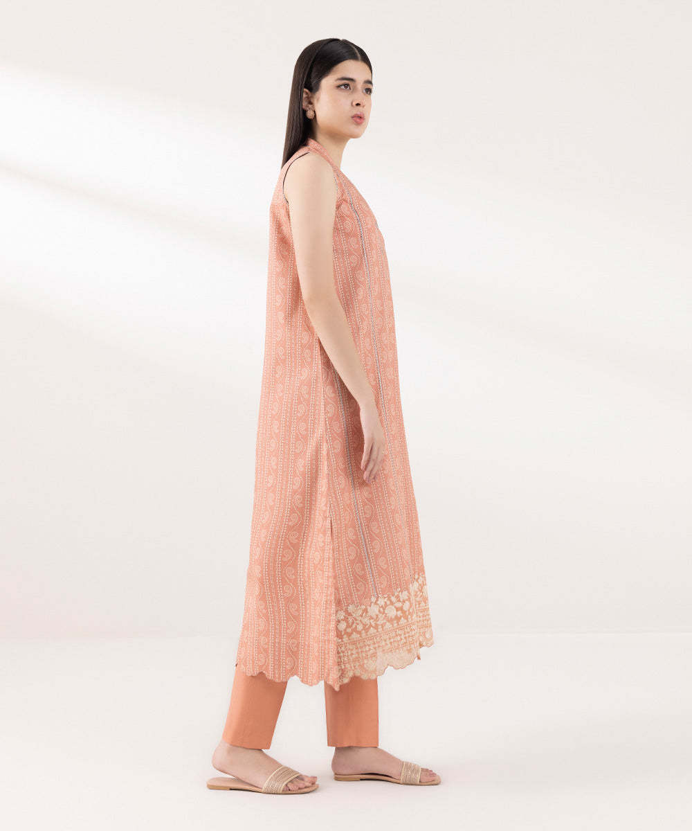 Sapphire | Intermix 2024 | Cambric Suit S-39 - Designer Dress with Intricate embroidery and embellishments. Shop elegent wedding dress at Maria Faisal.