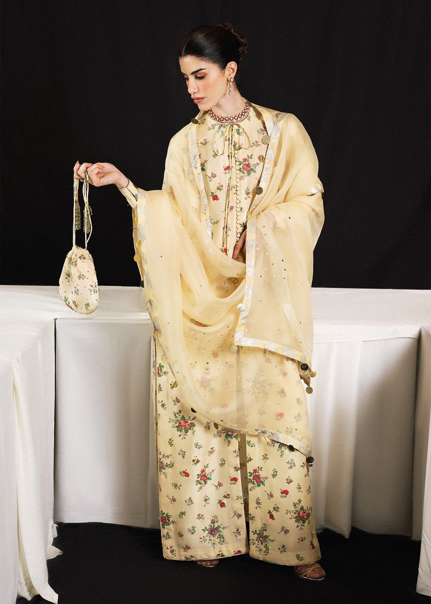 Hussain Rehar | Luxury Pret 26 | Vera - Luxury Dress - available at Maria Faisal in UK and USA.