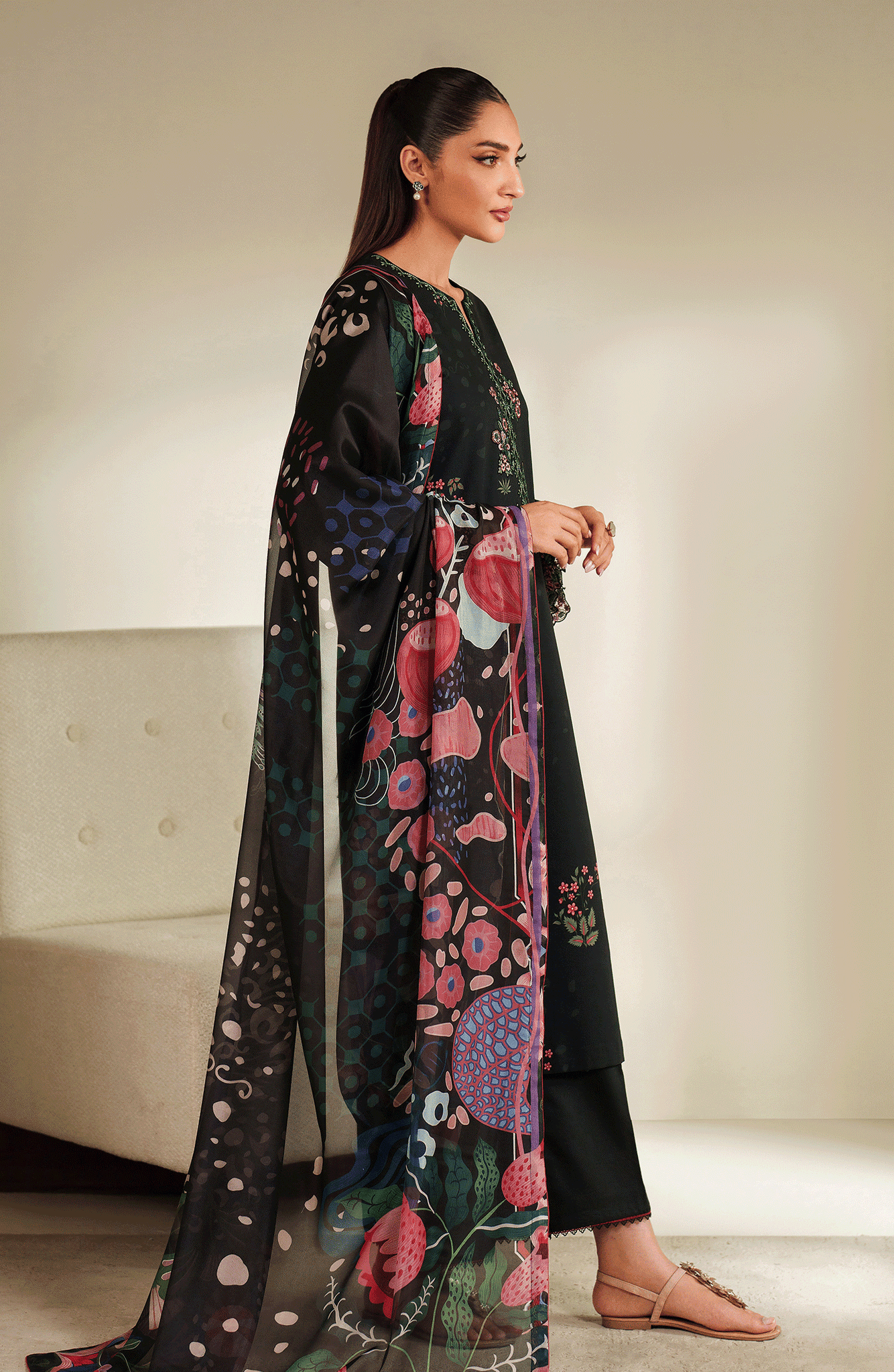 Seran | Ilara Cambric |NOIREA - Ladies Clothes - Maria Faisal