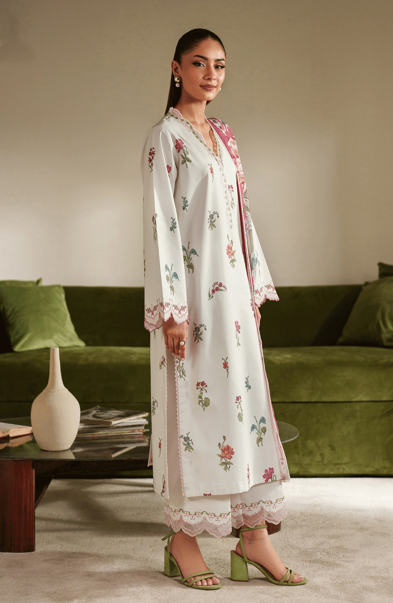 Seran | Ilara Cambric | GAELLE - Ladies Clothes - Maria Faisal