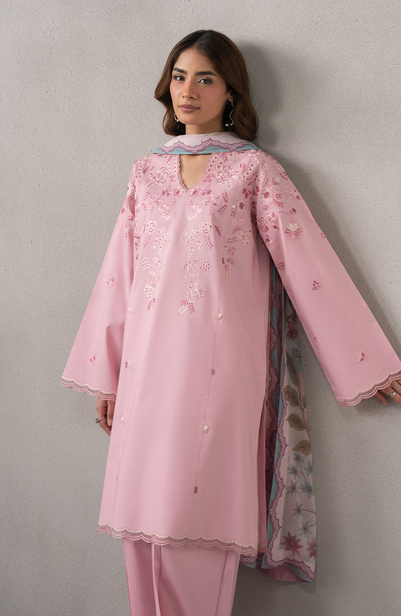 Seran | Selure Lawn | Florenne - Luxury Dress - available at Maria Faisal in UK and USA.