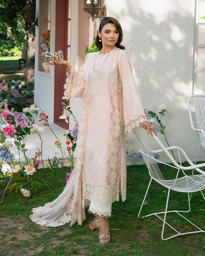 Zevk | Flora Festive Lawn | LOTUS by Maria Faisal - Registered Vendor of : Zevk - type : Ladies Clothes - 100% original wedding dresses