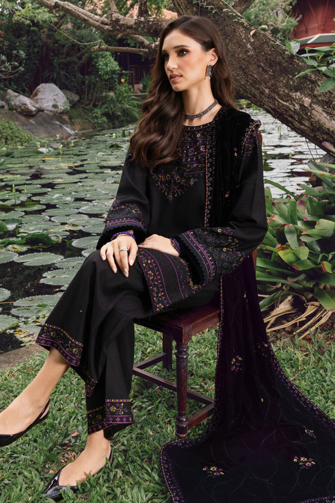 Naqshi | Nuri Khaddar Velvet Marina | Nisma - Luxury Dress - available at Maria Faisal in UK and USA.