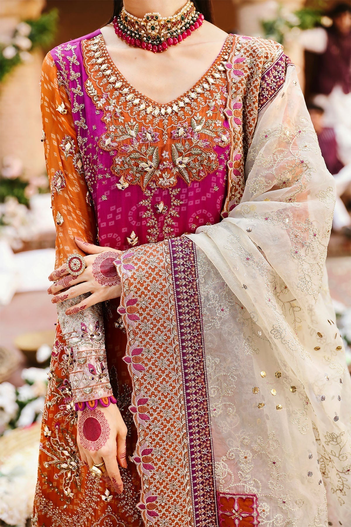 Nureh | Jhoomro Wedding Formals | NL-66 BANO - Wedding Dress - Maria Faisal