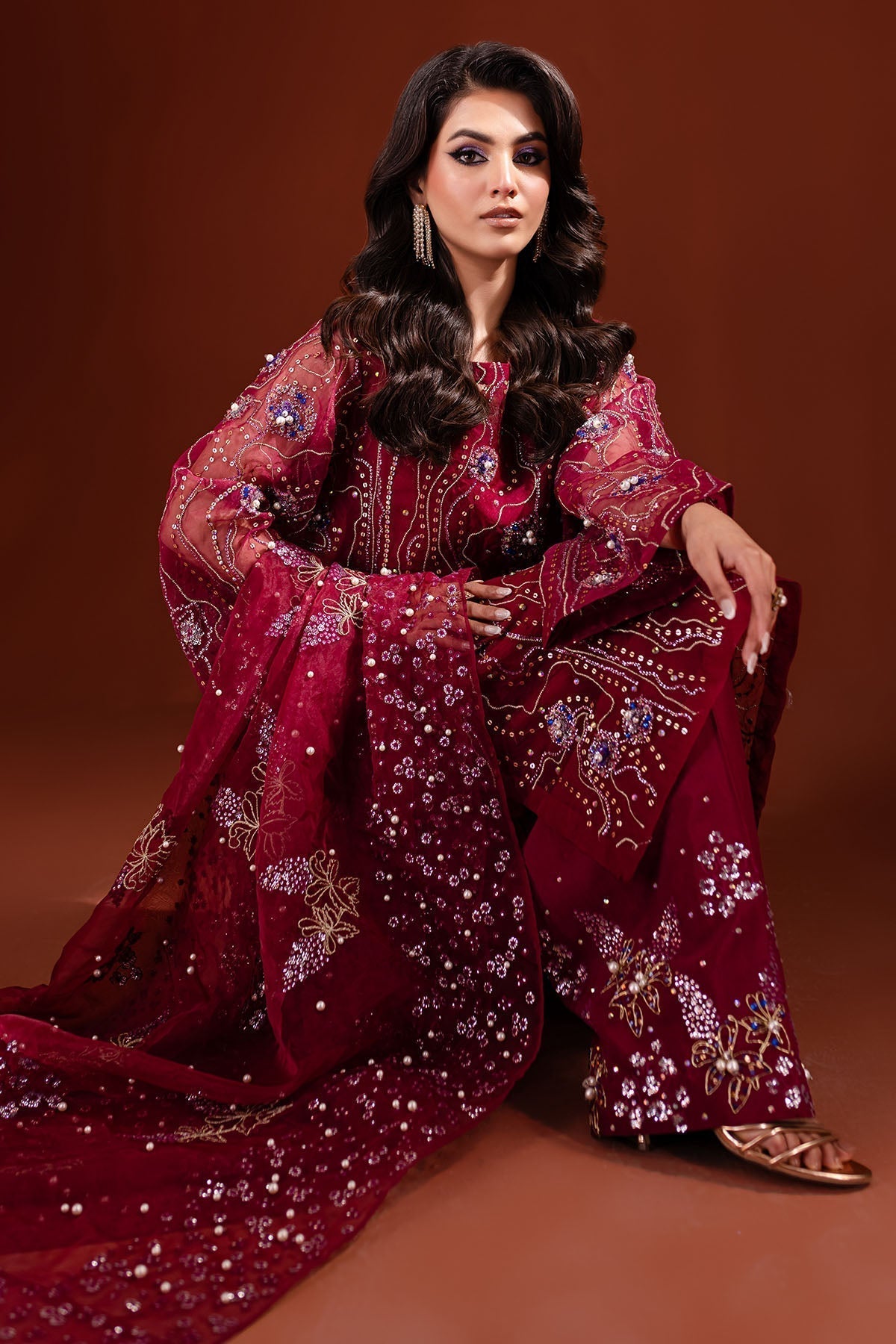 Nureh | Tiny Twinkles | NP-469 - Wedding Dress - Maria Faisal